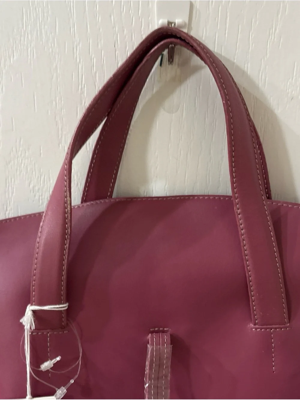 VOGLIA EQUIPAGE PARIS Genuine Leather Pink Handbag Purse NWT BA101 251 2005